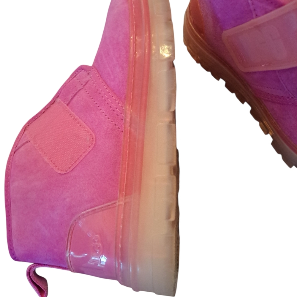UGG neumel Pink Chukka Boots 8 - Picture 3 of 4